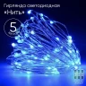 Гирлянда ЭРА LED Нить ENIN -5NB 5 м синий свет АА B0047962