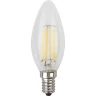 Лампочка светодиодная ЭРА F-LED B35-11W-827-E14 Е14 / Е14 11Вт филамент свеча теплый белый свет B0046985