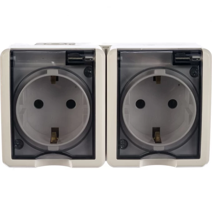 Розетка ЭРА 11-2403-01 2х2P+E IP54 16A-250В ОУ ЭРА ЭКСПЕРТ белый B0020716 Розетка ЭРА 11-2403-01 2х2P+E IP54 16A-250В ОУ ЭРА ЭКСПЕРТ белый B0020716