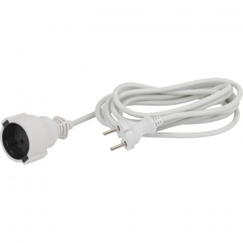 Удлинитель-шнур ЭРА Б0039820 1х5м без заземления 6А IP20 UX(6)-1-5m ПВС 2х0.75